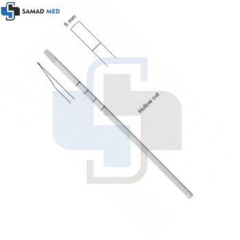 Cottle chisel with hollow cut 18cm